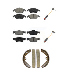 SIM KSW-100892 Disc Brake Pad for 2010-2016 Mercedes-Benz CLS400, Mercedes-Benz E350 and More - Front and Rear
