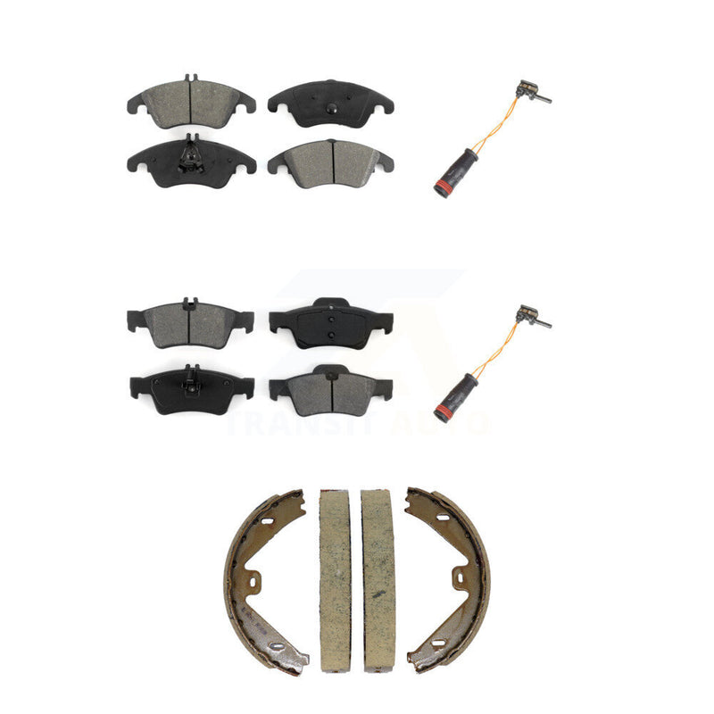 SIM KSW-100892 Disc Brake Pad for 2010-2016 Mercedes-Benz CLS400, Mercedes-Benz E350 and More - Front and Rear