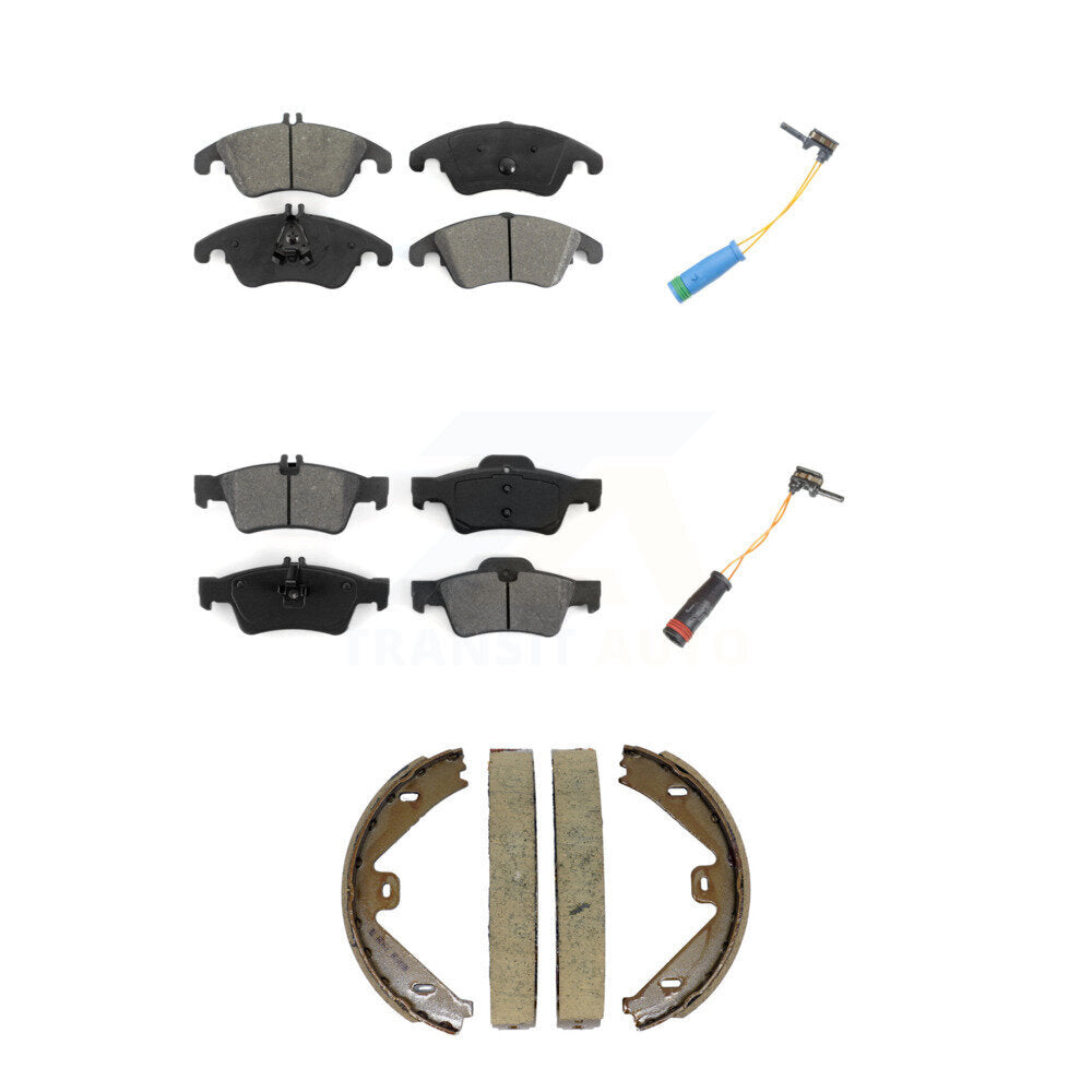 SIM KSW-100893 Disc Brake Pad for 2015-2016 Mercedes-Benz E400 - Front and Rear