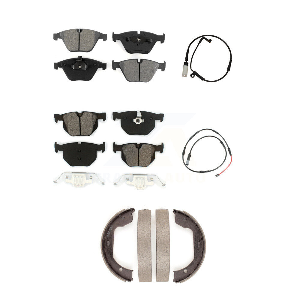 SIM KSW-100896 Disc Brake Pad for 2009-2010 BMW 528i xDrive - Front and Rear