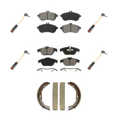 SIM KSW-100903 Disc Brake Pad for 2008-2015 Mercedes-Benz C250, Mercedes-Benz C300, Mercedes-Benz C230 - Front and Rear