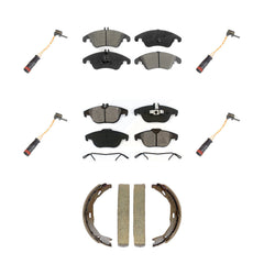 SIM KSW-100904 Disc Brake Pad for 2008-2017 Mercedes-Benz E400, Mercedes-Benz E550 and More - Front and Rear