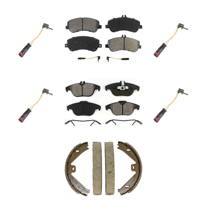 SIM KSW-100906 Disc Brake Pad for 2010-2015 Mercedes-Benz GLK250, Mercedes-Benz GLK350 - Front and Rear