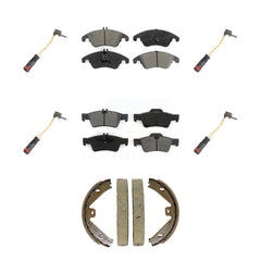SIM KSW-100907 Disc Brake Pad for 2010-2016 Mercedes-Benz CLS400, Mercedes-Benz E350 and More - Front and Rear