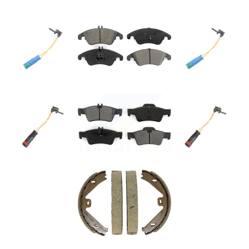 SIM KSW-100908 Disc Brake Pad for 2015-2016 Mercedes-Benz E400 - Front and Rear