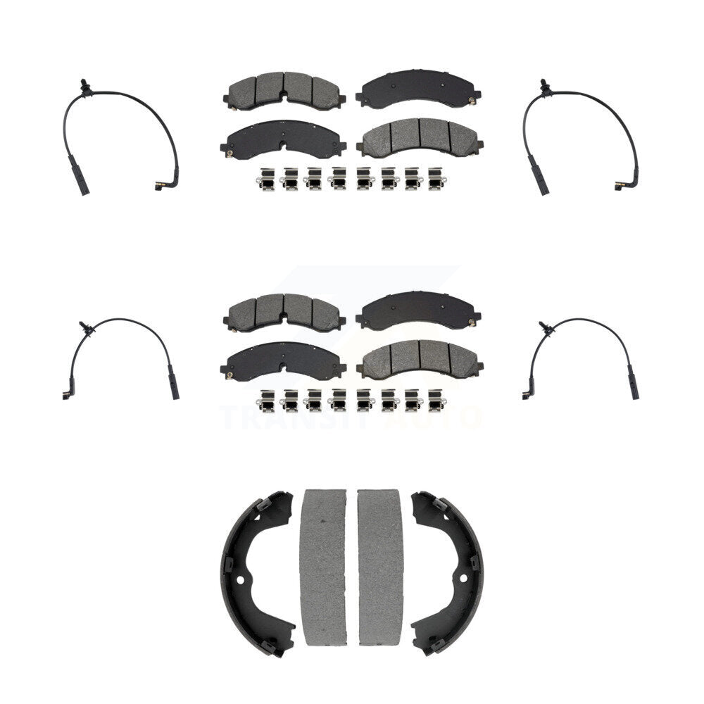 SIM KSW-100909 Disc Brake Pad for 2023-2024 Chevrolet Silverado 2500 HD, Chevrolet Silverado 3500 HD and More - Front and Rear