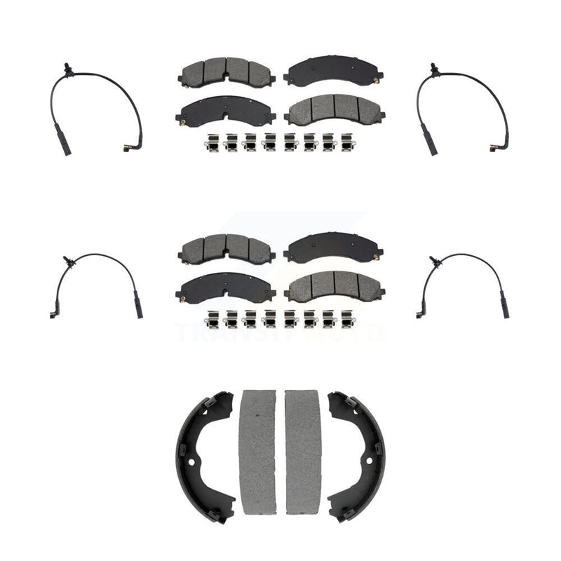 SIM KSW-100909 Disc Brake Pad for 2023-2024 Chevrolet Silverado 2500 HD, Chevrolet Silverado 3500 HD and More - Front and Rear