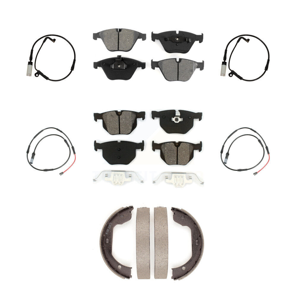 SIM KSW-100910 Disc Brake Pad for 2009-2010 BMW 528i xDrive - Front and Rear