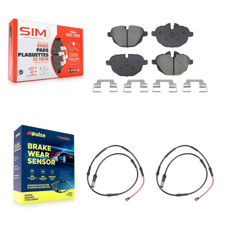 SIM KSW-100927 Disc Brake Pad for 2011-2016 BMW 535d, BMW 535d xDrive and More - Rear