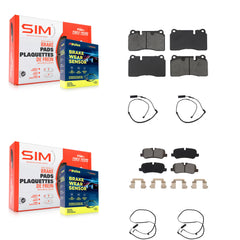 SIM KSW-100935 Disc Brake Pad for 2006-2009 Land Rover Range Rover - Front and Rear