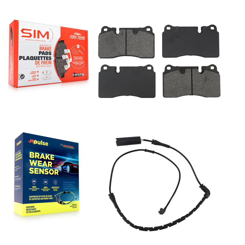 SIM KSW-100947 Disc Brake Pad for 2006-2009 Land Rover Range Rover - Front