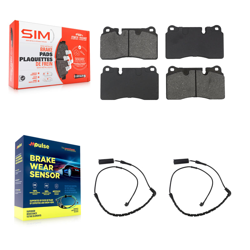 SIM KSW-100948 Disc Brake Pad for 2006-2009 Land Rover Range Rover - Front