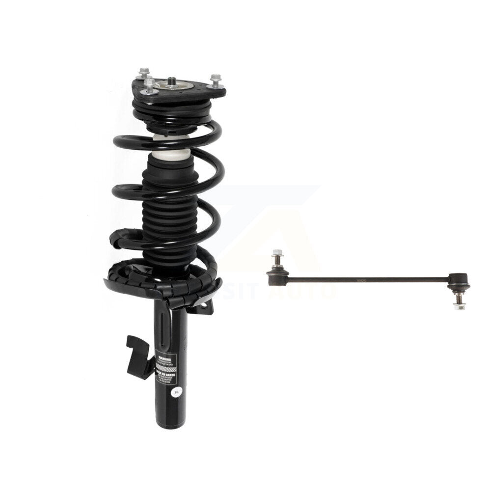 Transit Auto KT7-100009 Suspension Strut and Coil Spring Assembly for 2004-2010 Mazda 3, Mazda 5 - Front Left
