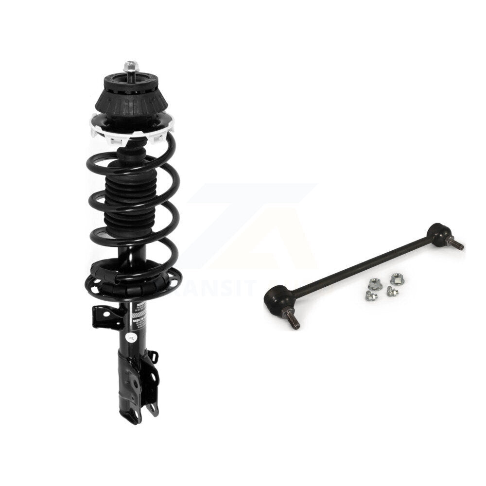 Transit Auto KT7-100010 Suspension Strut and Coil Spring Assembly for 2007-2008 Honda Fit - Front Left