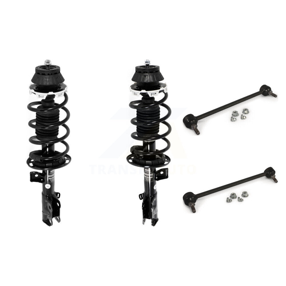 Transit Auto KT7-100015 Suspension Strut and Coil Spring Assembly for 2007-2008 Honda Fit - Front