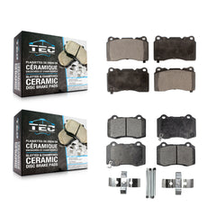 TEC KTC-100001 Disc Brake Pad for 2004-2021 Tesla X, Tesla S and More - Front and Rear