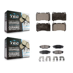 TEC KTC-100003 Disc Brake Pad for 2014 Subaru WRX - Front and Rear