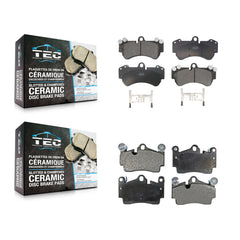 TEC KTC-100016 Disc Brake Pad for 2003-2010 Porsche Cayenne, Volkswagen Touareg - Front and Rear