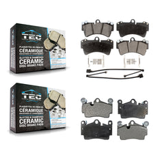 TEC KTC-100017 Disc Brake Pad for 2003-2015 Audi Q7, Porsche Cayenne, Volkswagen Touareg - Front and Rear