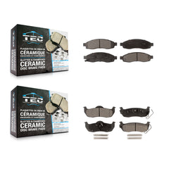 TEC KTC-100018 Disc Brake Pad for 2004-2007 Nissan Armada, INFINITI QX56 and More - Front and Rear