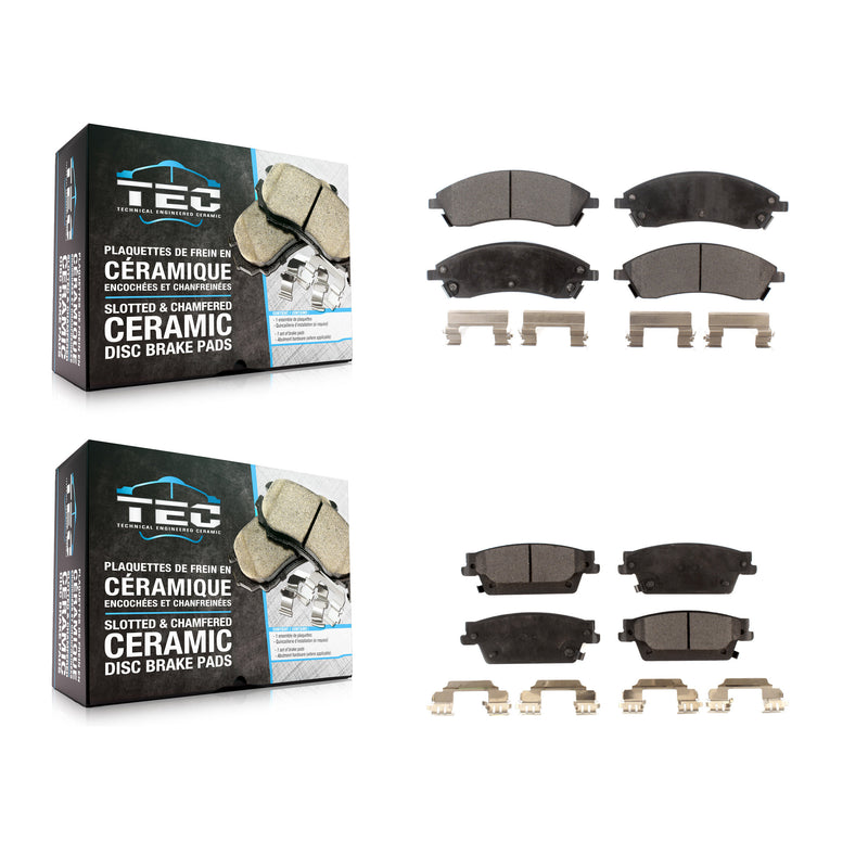 TEC KTC-100019 Disc Brake Pad for 2004-2009 Cadillac SRX, Cadillac CTS, Cadillac STS - Front and Rear
