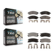 TEC KTC-100020 Disc Brake Pad for 2004 Pontiac Bonneville - Front and Rear