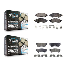 TEC KTC-100025 Disc Brake Pad for 2004-2006 Suzuki Reno, Chevrolet Optra, Suzuki Forenza - Front and Rear