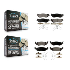 TEC KTC-100031 Disc Brake Pad for 2004-2007 Ford E-150 Econoline, Ford E-150, Ford E-150 Club Wagon - Front and Rear