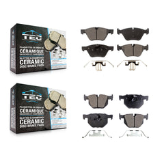TEC KTC-100039 Disc Brake Pad for 2004-2007 BMW 525i - Front and Rear