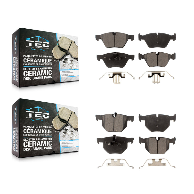 TEC KTC-100040 Disc Brake Pad for 2006-2007 BMW 335xi, BMW 330i, BMW 330xi - Front and Rear