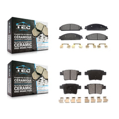 TEC KTC-100046 Disc Brake Pad for 2005-2009 Ford Taurus, Ford Taurus X and More - Front and Rear