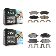 TEC KTC-100048 Disc Brake Pad for 2005-2012 VPG MV-1, Pontiac Montana and More - Front and Rear