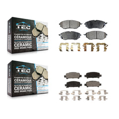 TEC KTC-100053 Disc Brake Pad for 2005-2009 Subaru Legacy - Front and Rear