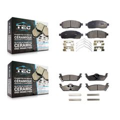 TEC KTC-100055 Disc Brake Pad for 2004-2009 Lincoln Mark LT, Ford F-150 - Front and Rear