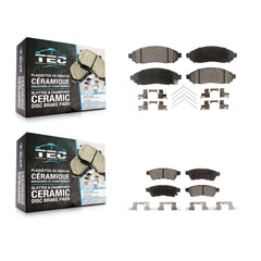 TEC KTC-100062 Disc Brake Pad for 2005-2023 Suzuki Equator, Nissan Xterra, Nissan Frontier - Front and Rear
