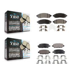 TEC KTC-100064 Disc Brake Pad for 2011-2015 Nissan LEAF - Front and Rear