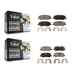 TEC KTC-100065 Disc Brake Pad for 2005-2009 Land Rover Range Rover Sport, Land Rover Range Rover, Land Rover LR3 - Front and Rear