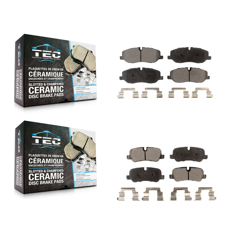 TEC KTC-100065 Disc Brake Pad for 2005-2009 Land Rover Range Rover Sport, Land Rover Range Rover, Land Rover LR3 - Front and Rear