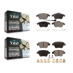 TEC KTC-100067 Disc Brake Pad for 2009-2019 Volkswagen Jetta, Volkswagen Golf and More - Front and Rear