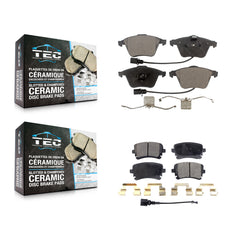 TEC KTC-100069 Disc Brake Pad for 2004-2011 Audi A6 Quattro, Audi S4 - Front and Rear