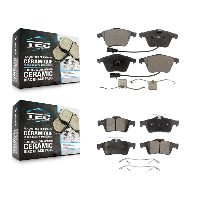 TEC KTC-100070 Disc Brake Pad for 2008-2011 Saab 9-3X, Saab 9-3 - Front and Rear