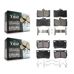 TEC KTC-100072 Disc Brake Pad for 2006-2013 Lexus GS460, Lexus GS350 and More - Front and Rear