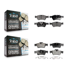 TEC KTC-100075 Disc Brake Pad for 2005-2013 Mercedes-Benz ML350, Mercedes-Benz GL350 and More - Front and Rear