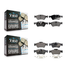 TEC KTC-100076 Disc Brake Pad for 2006-2009 Mercedes-Benz E350, Mercedes-Benz E550, Mercedes-Benz E500 - Front and Rear