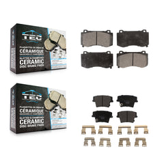 TEC KTC-100078 Disc Brake Pad for 2015 Dodge Charger - Front and Rear