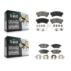 TEC KTC-100086 Disc Brake Pad for 2006-2013 Mazda 6, Lincoln MKZ and More - Front and Rear
