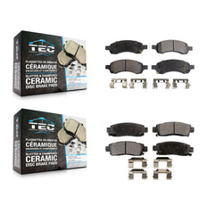 TEC KTC-100090 Disc Brake Pad for 2007-2017 GMC Acadia Limited, Chevrolet Traverse and More - Front and Rear