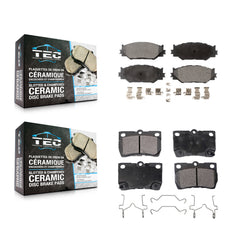 TEC KTC-100091 Disc Brake Pad for 2006-2013 Lexus IS250 - Front and Rear