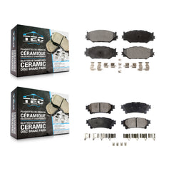 TEC KTC-100092 Disc Brake Pad for 2014-2015 Lexus IS250 - Front and Rear