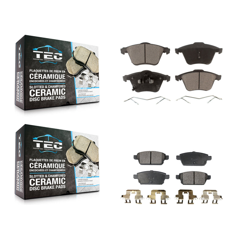 TEC KTC-100095 Disc Brake Pad for 2006-2007 Mazda 6 - Front and Rear